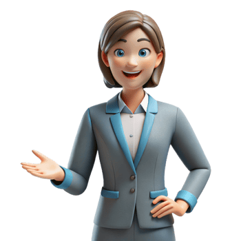 exceptional classic Smiling businesswoman in a pantsuit, with Transparent Background flawless png