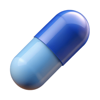 picturesque nostalgic mid-century Hyper-specific, isolated cutout, single pill, capsule, professional render with Transparent Background expertly shot png