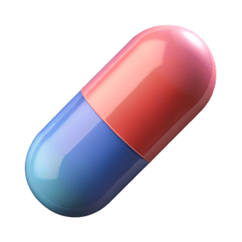 iconic renaissance Hyper-specific, isolated cutout, single pill, capsule, professional render with Transparent Background original png