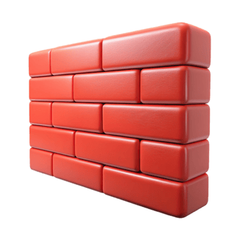majestic sought-after Brick wall, red brick, textured surface with Transparent Background png