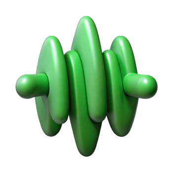 extraordinary modern Green Acoustic Waveform Cutout on Transparent Background genuine png