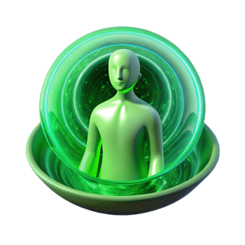magnificent classic Green Aura Field Surrounding Figure Cutout genuine png