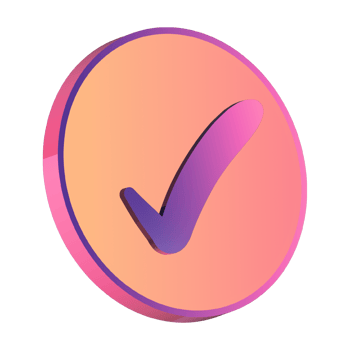 3d Tick Mark Button png
