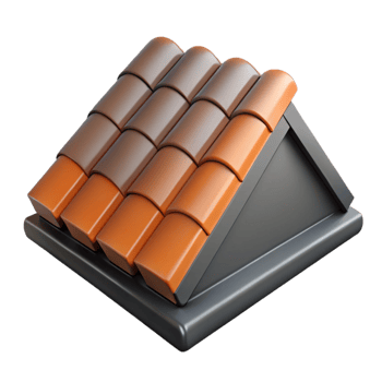 spectacular urban Roof shingle, asphalt, architectural detail with Transparent Background exclusive png