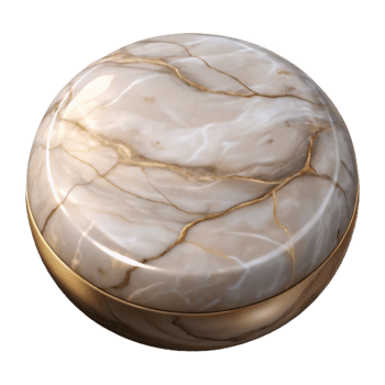 stunning mid-century Marble tile, polished, luxurious material with Transparent Background crisp png