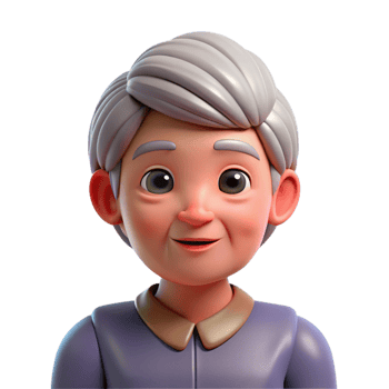 breathtaking tropical Elderly woman with wrinkles, aging portrait, with Transparent Background high quality png