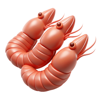 dramatic vintage Group of Krill Cutout with Transparent Background high quality png