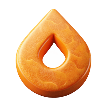 dramatic classic Heat Signature Orange Cutout Element high quality png
