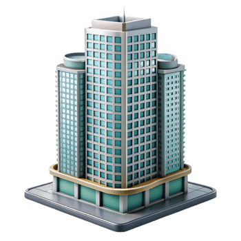 stunning vintage High Rise Building Cutout with Transparent Background and Modern Design exclusive png