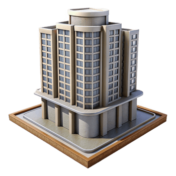 extraordinary rustic High Rise Building Cutout with Transparent Background and Modern Design genuine png