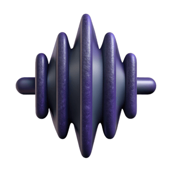 elegant vintage Indigo Soundwave Vibrations Cutout with Dark Background high resolution png