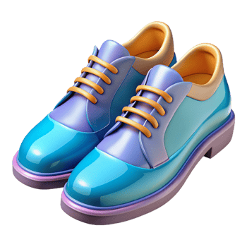 distinguished minimalist Pair of shoes, stylish footwear, with Transparent Background high resolution png