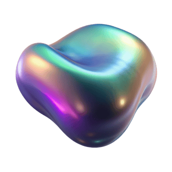 vibrant rustic A floating, amorphous blob with iridescent texture, with Transparent Background flawless png