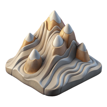elegant vintage Isolated Zephyr Zone Ridge Line Transparent high quality png