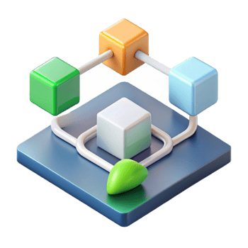 impressive contemporary Isometric Energy Flow Diagram with Transparent Background professional png