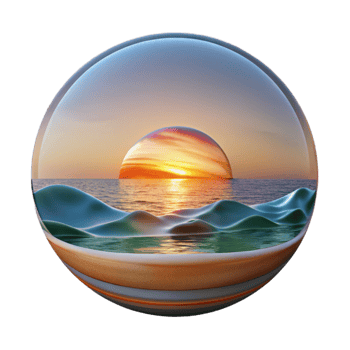 stunning contemporary Kaleidoscope Coast Cutout Dramatic Cliffside View Transparent Background high quality png