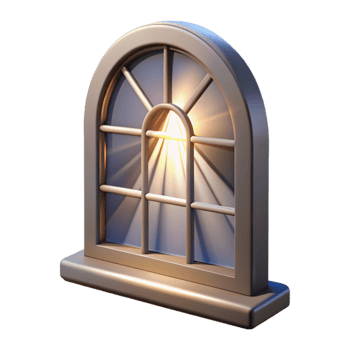 stunning creative Light Beams Through Window Isolated png
