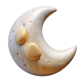 extraordinary classic Lunar Lullaby Transparent Background with Gentle Lighting original png