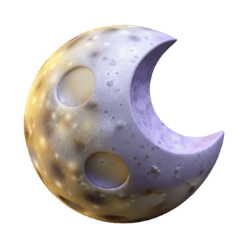 beautiful minimalist Lunar Lullaby Transparent Background with Gentle Lighting original png