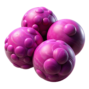 magnificent traditional Magenta Spheres Overlapping Isolated with Soft Shadows genuine png