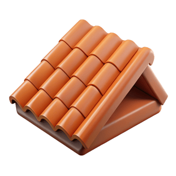 mesmerizing standout Roof tile, clay, with Transparent Background png