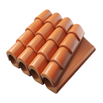 gorgeous notable Roof tile, clay, with Transparent Background png