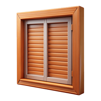 notable baroque Window shutter, wood, with Transparent Background high resolution png