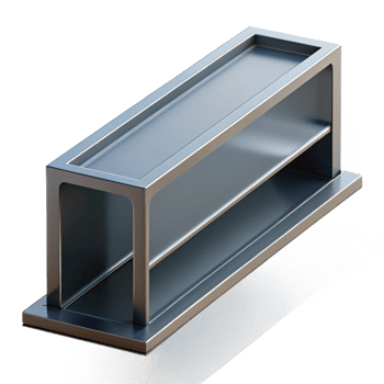 majestic notable Steel beam, I-beam, with Transparent Background png