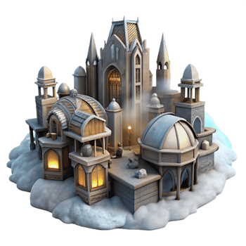 extraordinary classic Metropolitan Fog Scene Cutout From High Angle png