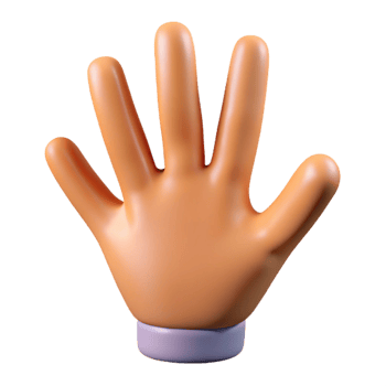 enchanting acclaimed A stylized human hand, reaching out, with detailed lines and shadows with Transparent Background png