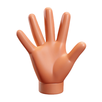 radiant signature A stylized human hand, reaching out, with detailed lines and shadows with Transparent Background png