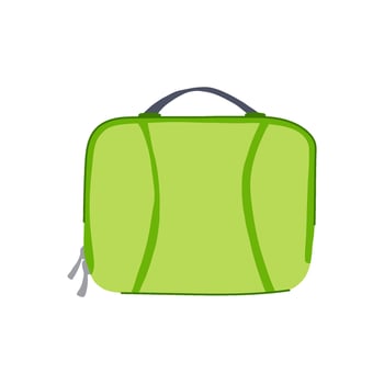 space packing cube cartoon illustration vector