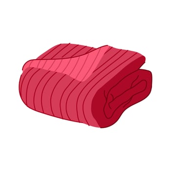 lightweight throw blanket cartoon vector