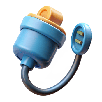 striking mysterious victorian Electric car charging cable, EV technology, with Transparent Background genuine png