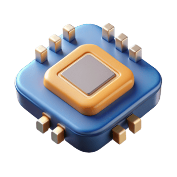 distinctive nordic Microchip, semiconductor technology, with Transparent Background genuine png