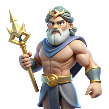 elegant nordic Zeus, King of the Gods, muscular, holding lightning bolt with Transparent Background ultra HD png