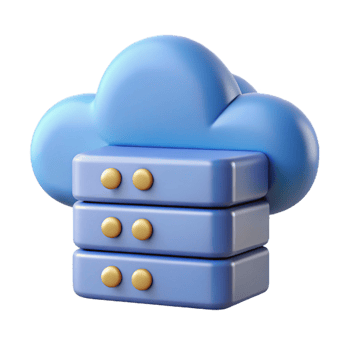 memorable abstract Cloud computing server, data storage, with Transparent Background ultra HD png