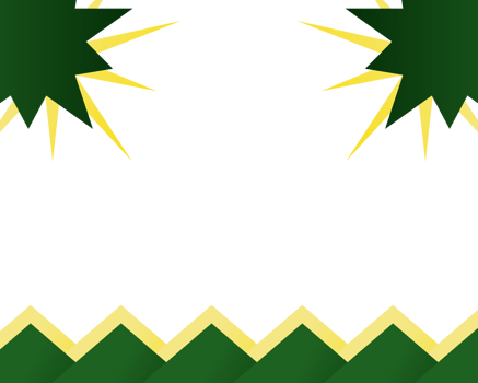 Modern geometric background with green and yellow jagged shapes Abstract and dynamic design, suitable for certificates, greeting cards. png