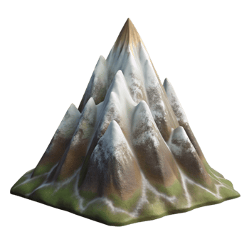 magnificent contemporary Mountain Ridge in Zephyr Zone Cutout Side View exclusive png