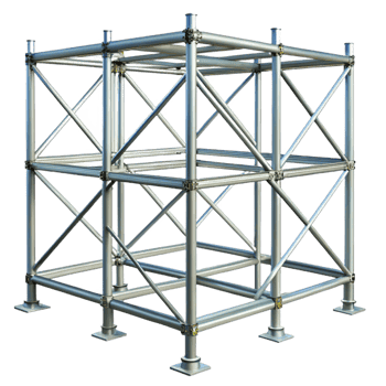 acclaimed coastal Scaffolding metal framework structure, with Transparent Background ultra HD png