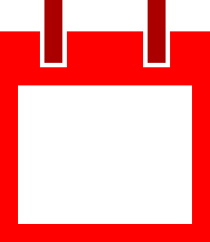 Red calender icon png