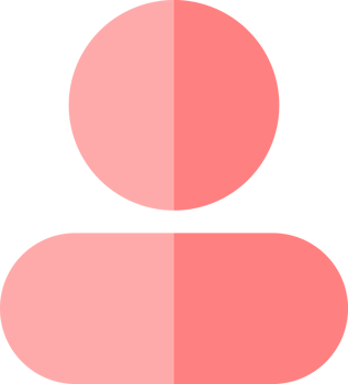 Pink people sign icon png