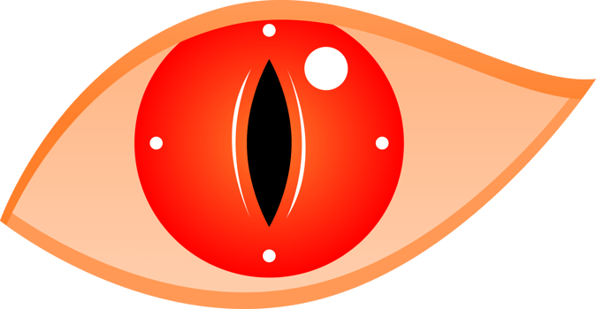 Red eye of dragon png