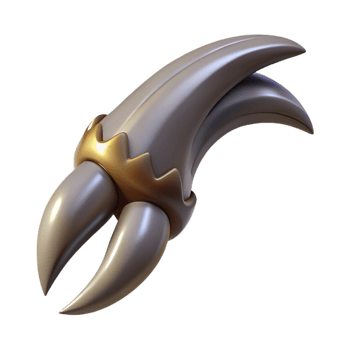 melancholic alluring Harpy Talon with Transparent Background ultra HD png