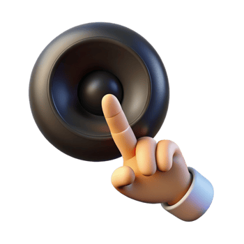 celebrated classic Concept art style, isolated cutout of a single human finger pointing at a miniature black hole with Transparent Background authentic png