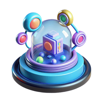 vibrant futuristic Holographic display, futuristic interface icons, data streams with Transparent Background precision png