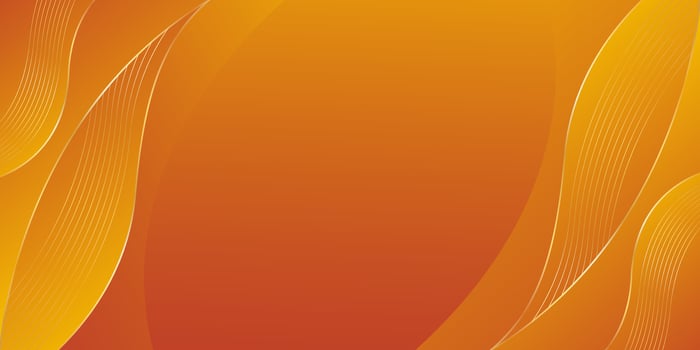 Abstract modern orange luxury background with gold lines vector