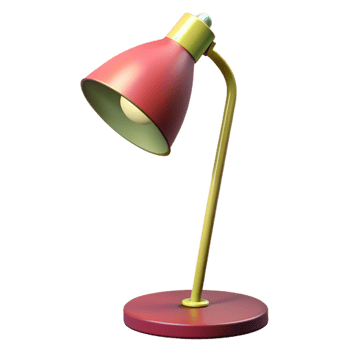 dramatic timeless Mid-century modern floor lamp, with Transparent Background png