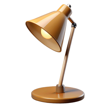 magnificent exceptional Mid-century modern floor lamp, with Transparent Background png