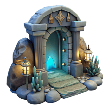 vibrant classic Ocean Grotto Entrance at Night Transparent Cutout genuine png
